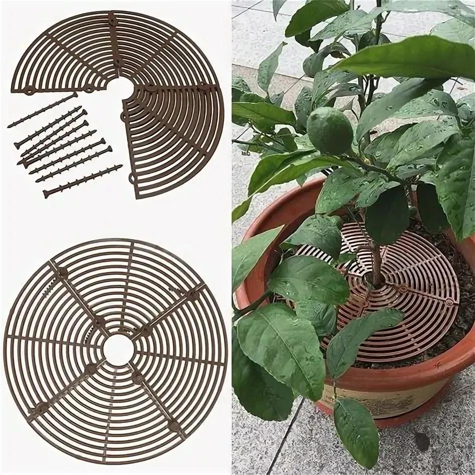 Garden Netting Cover - 식물 뿌리 보호망 화분 그물망 꽃병