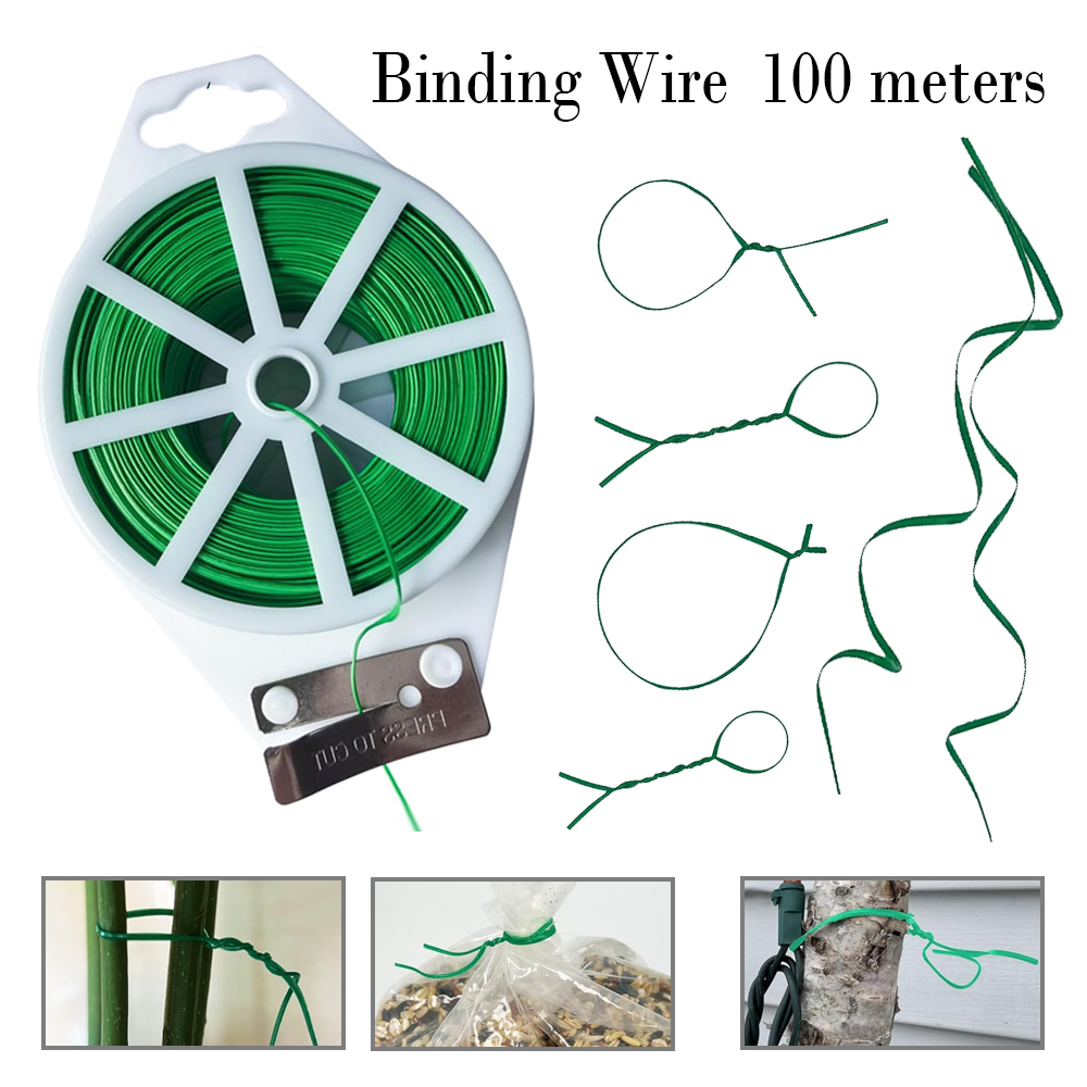 Garden Wire Twist Tie - 1-3개 100M 정원용 트위스트 타이 재사용