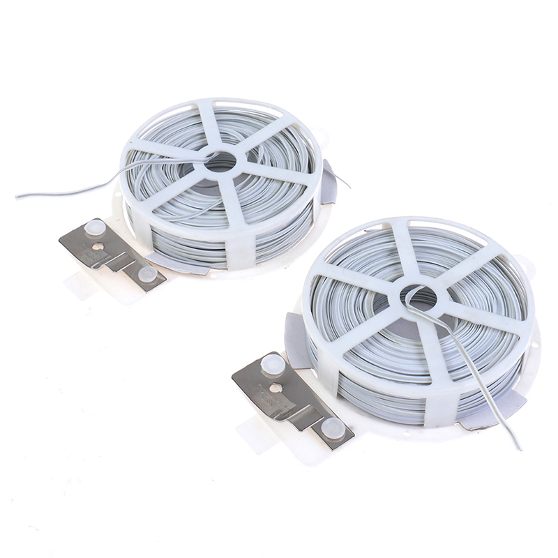 Garden Wire Twist Tie - 1Pc (50m) 코팅 와이어가 있는 흰색