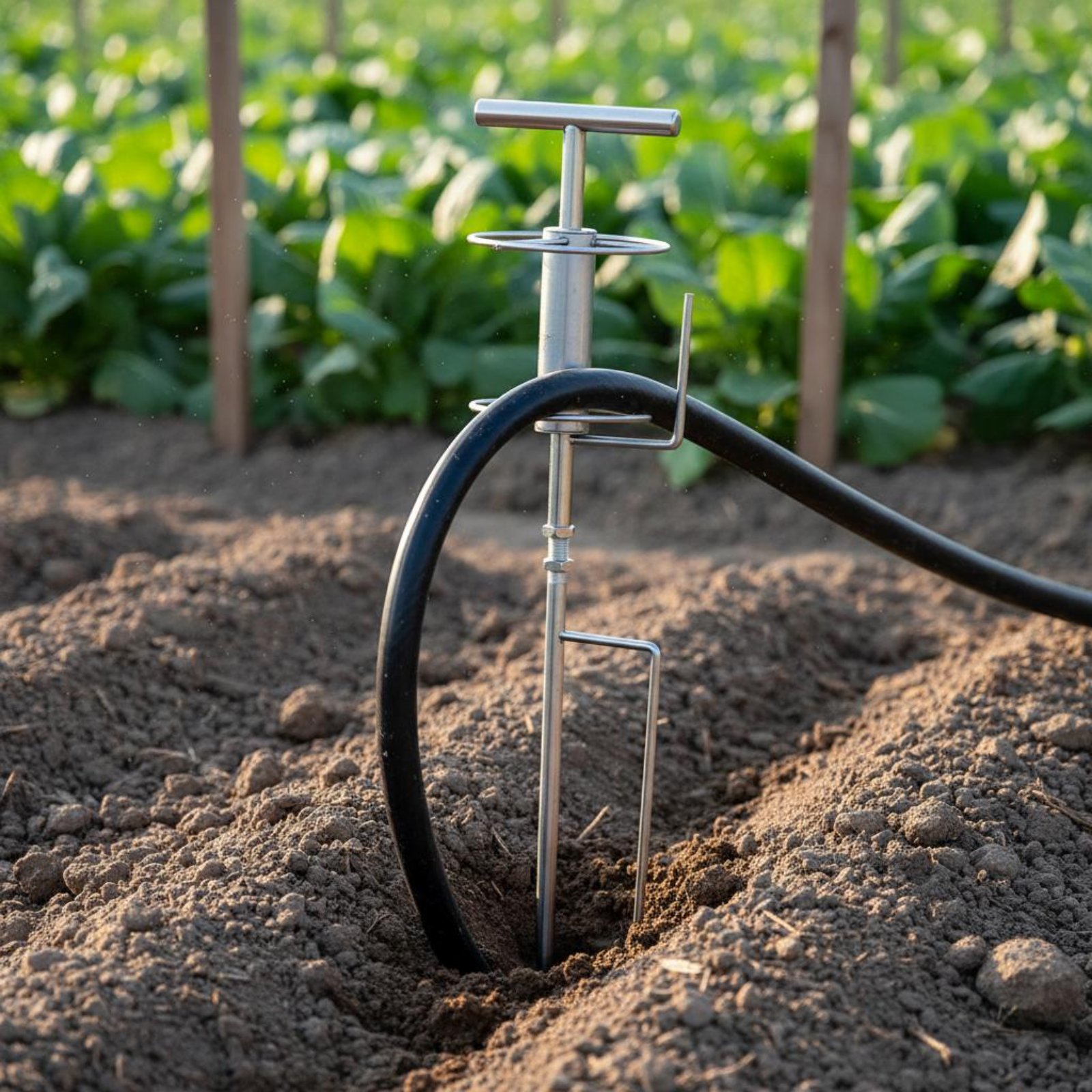 Gardening Tools Guide - 농업용 호스 풀러 이중 샤프트 금속