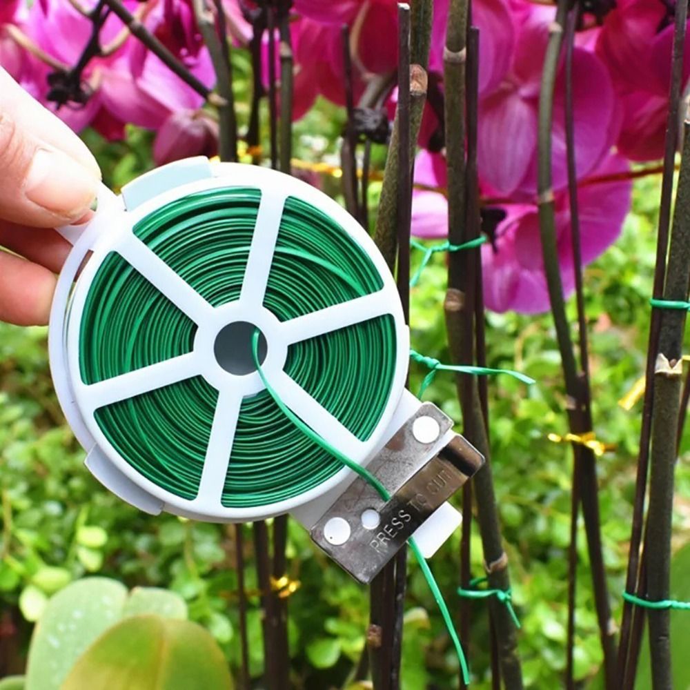 1Pcs 철 와이어 케이블 타이 식물 번들 철 와이어  - Garden Wire Twist Tie 리뷰 및 가격