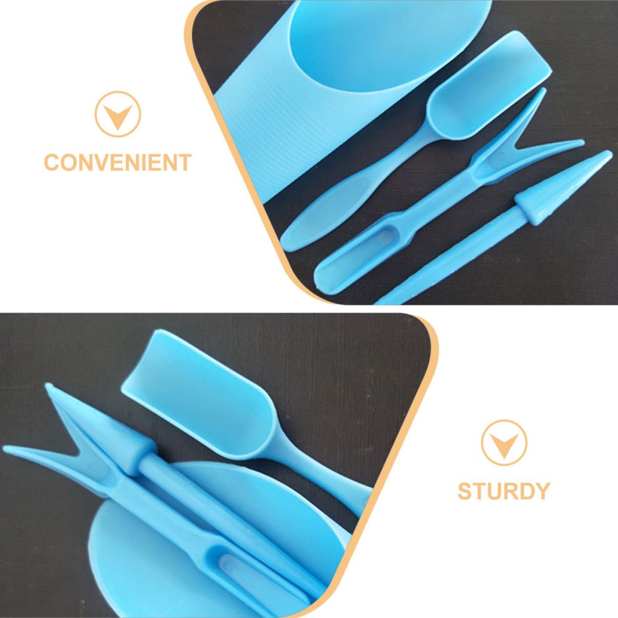 4 개/대, 플라스틱 내구성 양동이 삽 화분 재배 실린 - Gardening Tools Usa 리뷰 및 가격