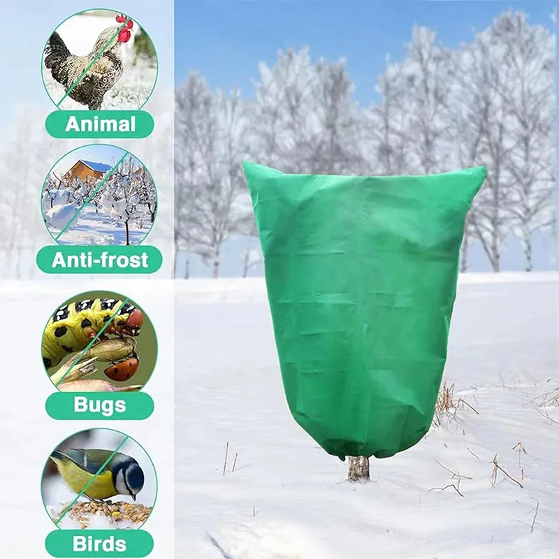 식물 커버 동결 방지 서리 커버 졸라매는 끈 식물 보호 - Outdoor Planting Bag 리뷰 및 가격