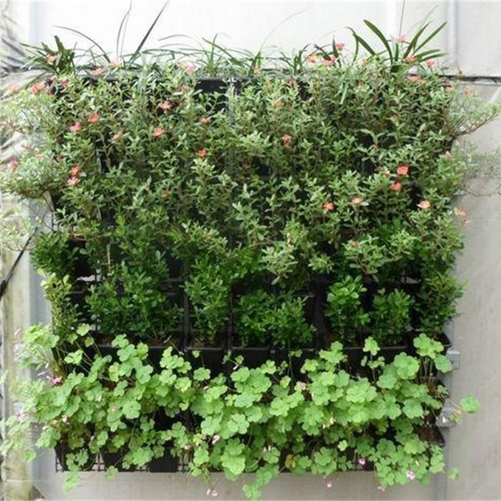 1개입 수직 펠트 걸이형 화분 벽걸이 식물 가방 12포 - Outdoor Planting Bag 리뷰 및 가격