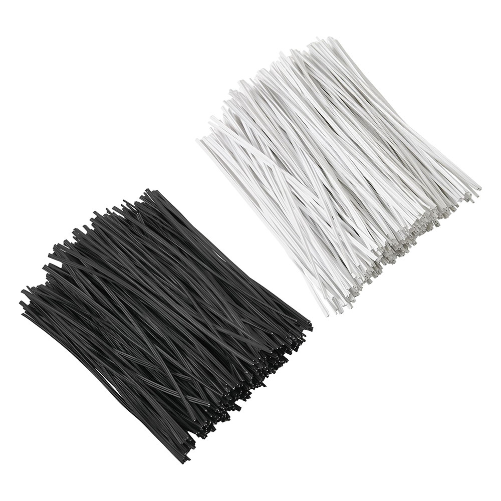 100Pcs BK WH Oblate 철 와이어 트위스트 - Garden Wire Twist Tie 리뷰 및 가격