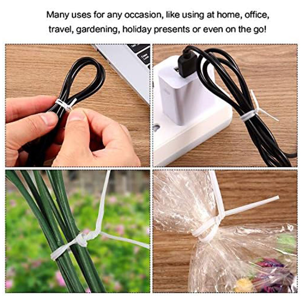 100Pcs BK WH Oblate 철 와이어 트위스트 - Garden Wire Twist Tie 리뷰 및 가격