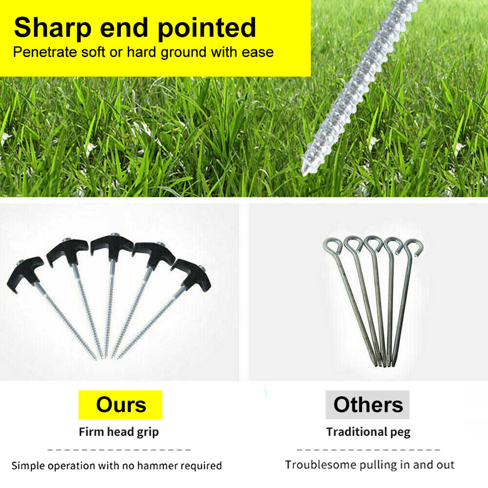 20개입 헤비 듀티 스크류 스틸 텐트 스테이크 캠핑 그 - Gardening Tools Screwfix 리뷰 및 가격