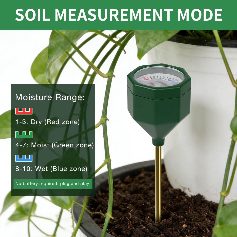 토양 수분 측정기 토양 수분 감지기 배터리 필요 없음  - Gardening Tools Required 리뷰 및 가격