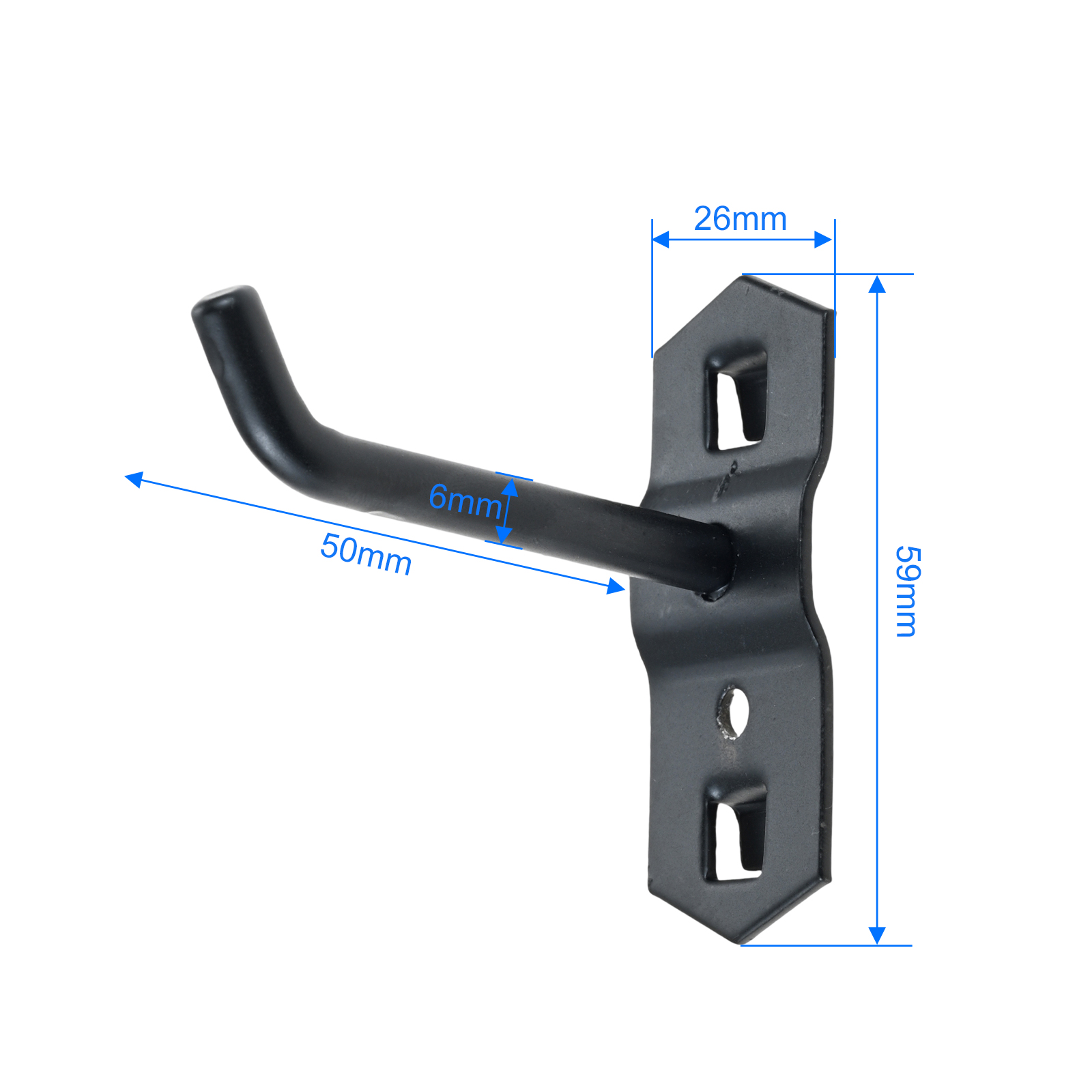 10개/세트 50mm 블랙홀 보드 훅 스틸 주방/정원/ - Gardening Tools Usa 리뷰 및 가격