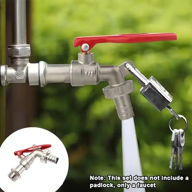 1Pc 1/2 인치 아연 합금 수도꼭지 정원 수도꼭지  - Gardening Tools For Home 리뷰 및 가격