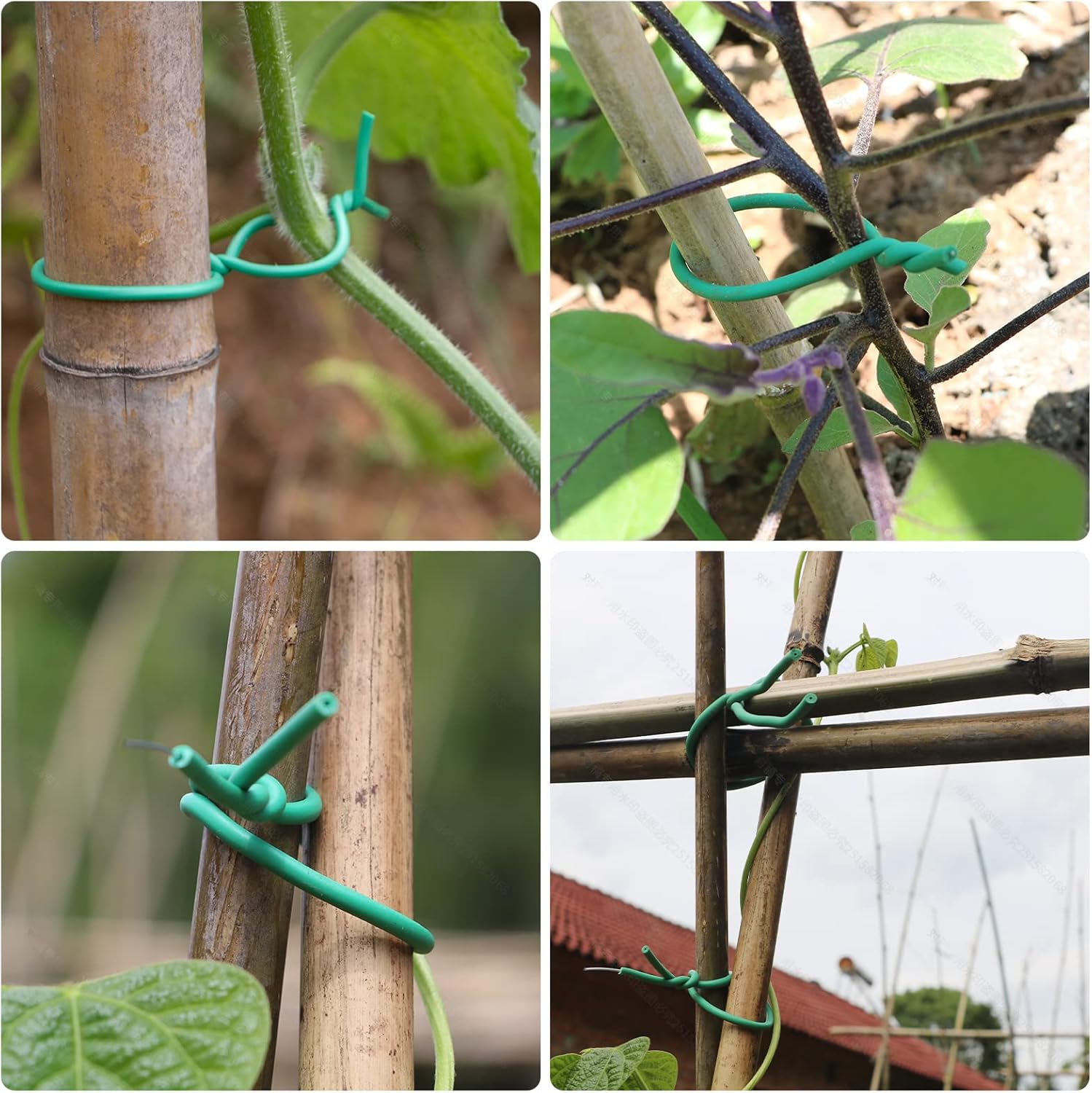 정원 식물 등반용 고무끈 녹색 고무 트위스트 케이블 타 - Garden Wire Twist Tie 리뷰 및 가격