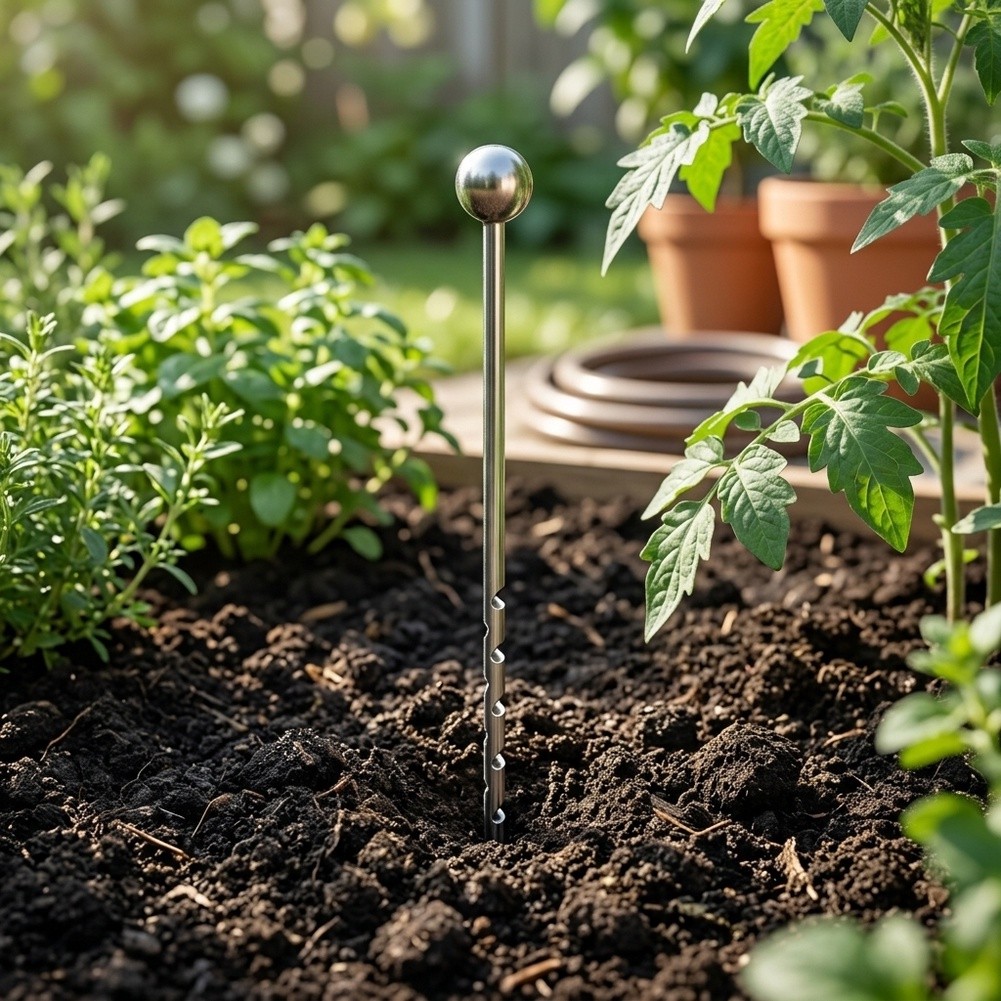 14인치 스테인레스 스틸 정원 토양 프로브, 농장 토양 - Gardening Tools Required 리뷰 및 가격