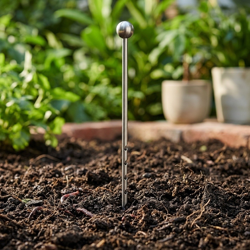 14인치 스테인레스 스틸 정원 토양 프로브, 농장 토양 - Gardening Tools Required 리뷰 및 가격