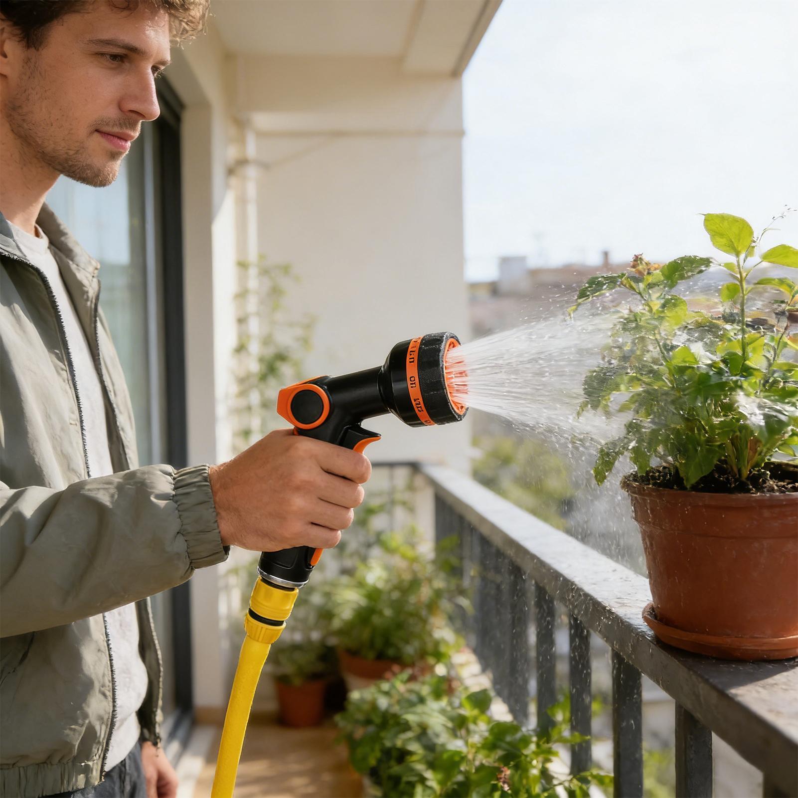 세차 호스 노즐 5가지 물 분사 패턴 어댑터 고압 야외 - Garden Hose Nozzle 리뷰 및 가격