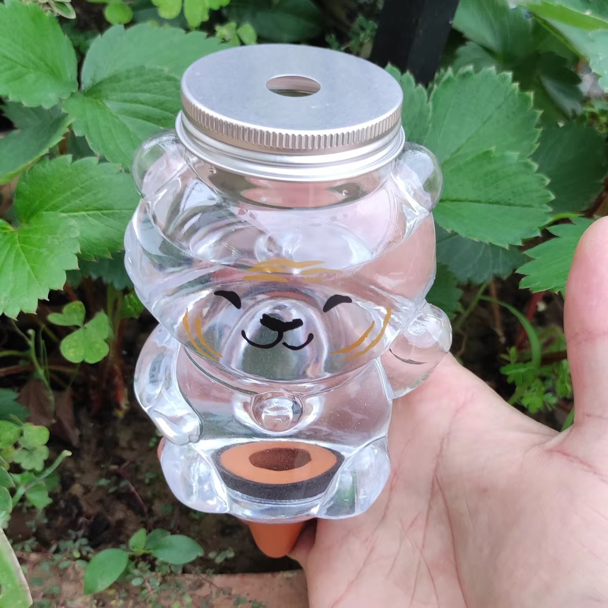 350 ML 정원 자동 급수 장치 게으른 식물 급수 헤 - Gardening Tools For Home 리뷰 및 가격